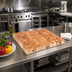 Thumbnail image #2 for Boos Block End Grain Northern Hard Rock Maple Island Countertop with Cream Finish and Beeswax, 30 x 25 x 2-1/4 Inches