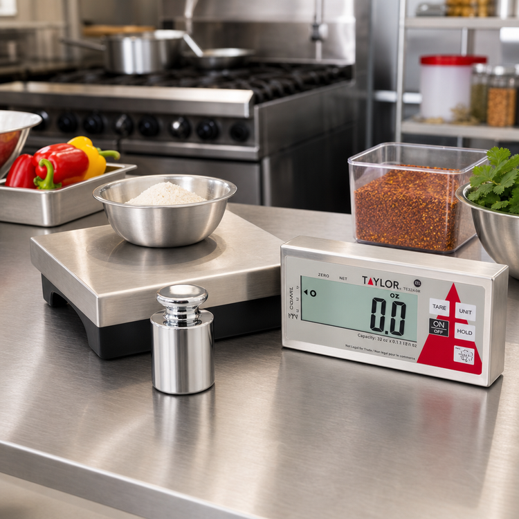 Product image #2 for Taylor Precision Digital Portion Control Food Scale, 32 oz Capacity, Stainless Steel Platform