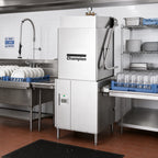 Thumbnail image #2 for Champion Genesis DH-6000T High-Temperature Door-Type Dishwasher, 60 Racks/Hour, Extended Hood, Electric Tank Heat