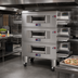 Thumbnail image #2 for Middleby Marshall X55GWB-3 Triple-Deck Gas-Fired Wide-Belt Conveyor Oven
