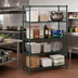 Thumbnail image #2 for Metro Super Erecta Convenience Pak 4-Shelf Wire Shelving Unit, 36 in. W x 24 in. D x 74 in. H, Metroseal 3 Green Epoxy, Stationary