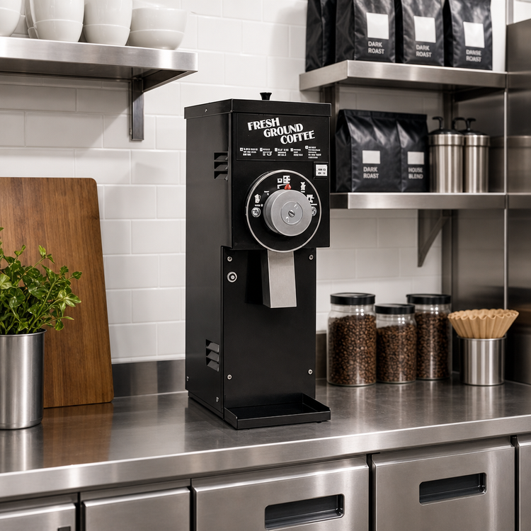 Product image #2 for Grindmaster 800 Series Space Saver Retail Coffee Grinder with 1.5 lb Hopper