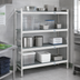 Thumbnail image #2 for Fermostock 4-Tier Corner Expansion Polymer Shelving Kit, 64