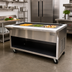 Thumbnail image #2 for Advance Tabco Triumph Supreme Heavy Duty Ice-Cooled Serving Counter, 3-Pan, Enclosed Stainless Steel Base