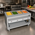 Thumbnail image #2 for Thurmaduke TEHF-60PG Mobile Electric Hot Food Unit with 4 Wells