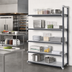 Thumbnail image #2 for Camshelving Elements XTRA 21-Inch W x 30-Inch L x 84-Inch H 5-Tier Solid Stationary Add-On Shelving Unit
