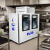 Thumbnail image #2 for Fogel Indoor Bagged Ice Merchandiser with 2 Glass Hinged Doors, 300-Bag Capacity, 96-Inch Wide
