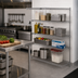 Thumbnail image #2 for Metro Super Erecta Add-On Wire Shelving Unit, 42W x 24D x 63H, 4 Shelves, Brite Finish