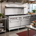 Thumbnail image #2 for Serv-Ware SGR-10B 60-Inch Commercial Gas Range with 10 Open Burners and 2 Standard Ovens