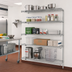 Thumbnail image #2 for Metro Super Erecta 5-Shelf 42 Inch W x 24 Inch D x 74 Inch H Chrome Plated Add-On Wire Shelving Unit