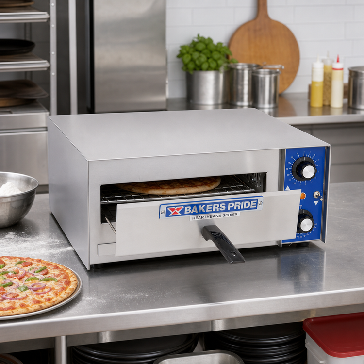 Product image #2 for Bakers Pride HearthBake Series PX-14 Countertop Electric Pizza Oven with 13-1/4" x 13-7/8" Bake Deck