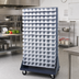 Thumbnail image #2 for Quantum Double-Sided Louvered Rack with 240 Clear Bins
