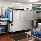 Thumbnail image #2 for Jackson WWS AJ-100CS Steam-Heated High-Temperature Rack Conveyor Dishwasher, 287 Racks/Hour, 2-Tank with Pre-Wash