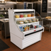 Thumbnail image #2 for Howard-McCray 35E Series Low-Profile Curved Glass Remote Open Merchandiser, 51-Inch, White