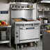 Thumbnail image #2 for Imperial Spec Series 36-Inch Heavy Duty Gas Range with 18-Inch Griddle, 18-Inch Hot Top, and Open Cabinet Base