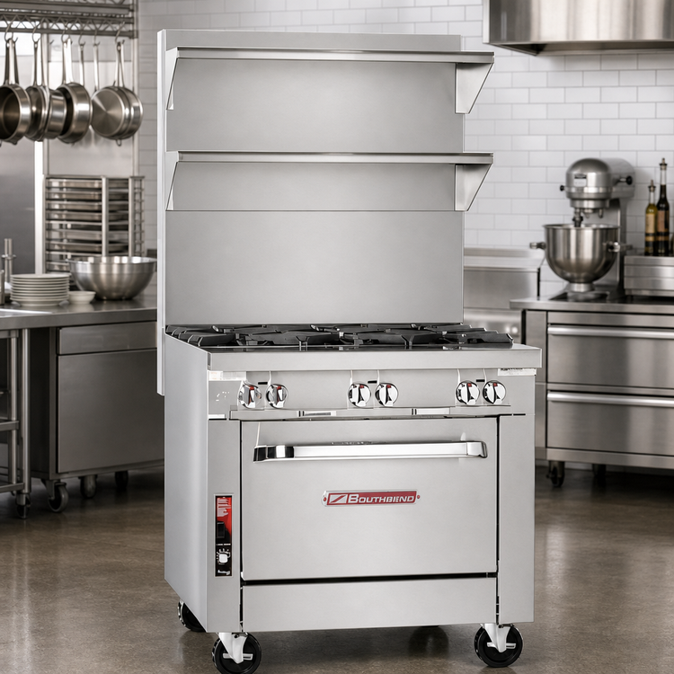Product image #2 for Southbend Platinum 32-Inch Heavy Duty Gas Range with Uniform Hot Top and Standard Oven
