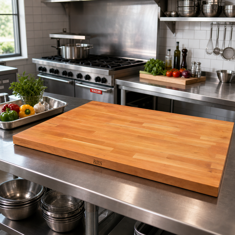 Product image #2 for Boos Block American Cherry Edge Grain Kitchen Countertop, 60 x 30 x 1-1/2 Inch, Varnique Finish