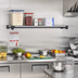 Thumbnail image #2 for Cambro Camshelving Elevation Wall-Mounted Add-On Shelf Kit with Vented Shelf Plates, 24 x 36 Inches