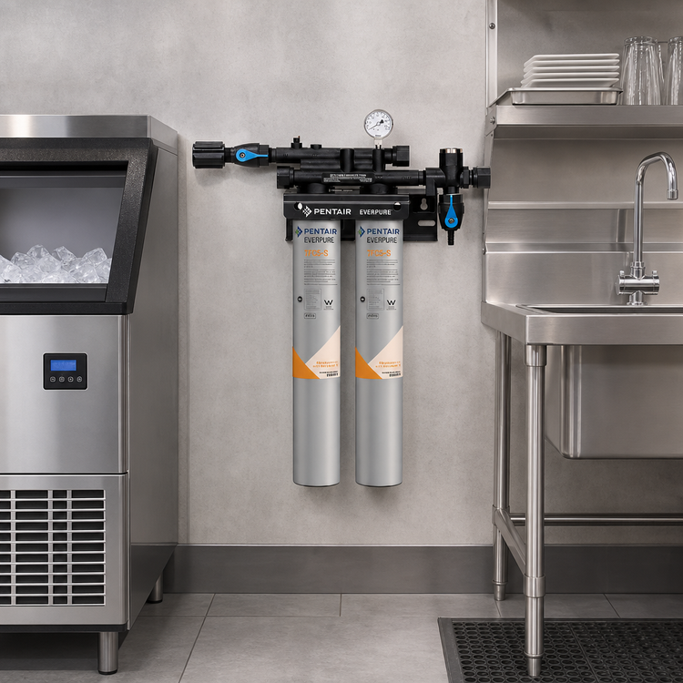 Product image #2 for Everpure Twin Ice Maker Water Filtration System, 5 Micron, 5 GPM, 50,000 Gallon Capacity