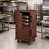 Thumbnail image #3 for Cambro Ultra Camcart Double-Compartment Front-Loading Insulated Food Pan Carrier, Dark Brown