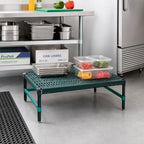 Thumbnail image #2 for Eagle Group QuadPlus QP-DR1836E-GL Stationary Dunnage Rack, 36 x 18 x 14 in, 1000 lb Capacity, Louvered Polypropylene Mat