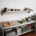 Thumbnail image #2 for Metro Super Erecta 60 Inch x 18 Inch Flat Solid Stainless Steel Shelf with Raised Ship's Edge