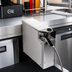 Thumbnail image #2 for CHOICE 6-Inch Underbar Soda Gun Holder with Integral Drip Pan, Stainless Steel