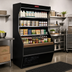 Thumbnail image #2 for Howard-McCray 32E Series 38-Inch Wide Dairy Open Merchandiser, Open Front, Self-Contained, Black, LED Lighting