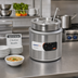 Thumbnail image #2 for Nemco Countertop Round Cooker/Warmer, 7 Quart, Stainless Steel, with Inset, Cover & Ladle