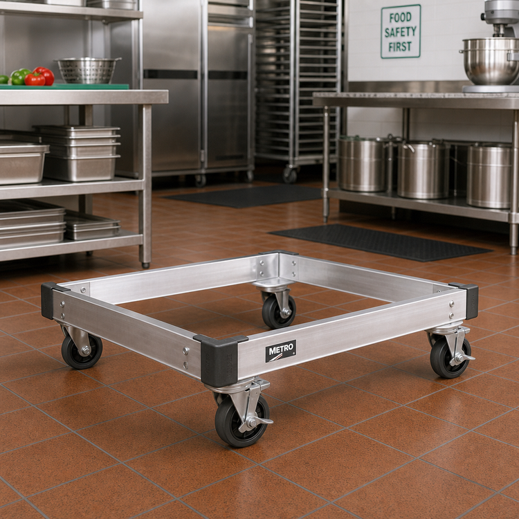 Product image #2 for Metro Made-to-Order 30W x 18D Aluminum Truck Dolly Frame with Corner Bumper