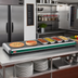 Thumbnail image #2 for Hatco Glo-Ray Designer Portable Heated Shelf, Freestanding, 72.25-Inch, 5 Full-Size Pan Capacity