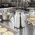 Thumbnail image #2 for 2 Quart Stainless Steel Batter Can with Hinged Cover
