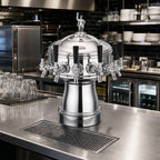 Thumbnail image #2 for Perlick Corporation 4005D4BTF Double-Sided Countertop Glycol-Cooled Draft Beer Tower, 4 Faucets per Side