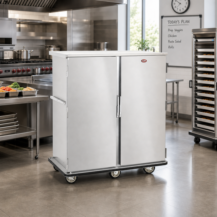 Product image #2 for FWE Insulated Non-Heated Enclosed Transport Cabinet with 22 Universal Tray Slides