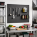 Thumbnail image #2 for Cambro Camshelving Elevation Series 30 x 36 Inch Black Wall Mounted Pegboard