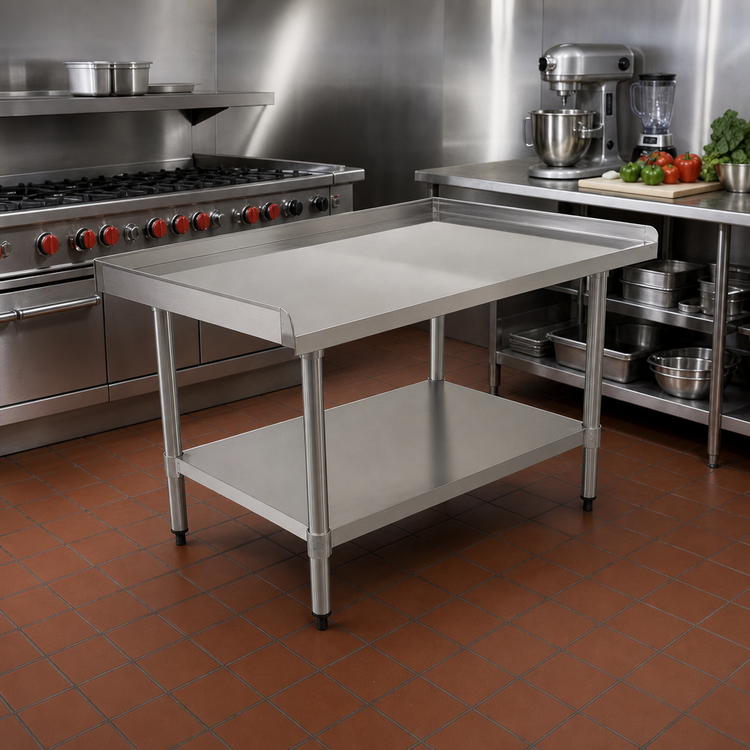 Product image #2 for BlendPort® 48-Inch x 30-Inch Stainless Steel Equipment Stand with Adjustable Undershelf