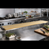 Thumbnail image #2 for Richlite Heat-Resistant Carving Station Cutting Board, 48 x 8 x 1/2 Inch, with Stainless Steel Brackets