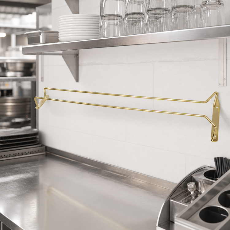 Product image #2 for Winco 24-Inch Brass-Plated Wire Glass Hanger