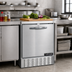Thumbnail image #2 for Continental Refrigerator 24-Inch Shallow Depth Undercounter Freezer with Solid Door
