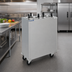 Thumbnail image #2 for Delfield Shelleymatic CAB2-575ET Mobile Enclosed Two-Stack Even Temp Heated Dish Dispenser