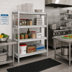 Thumbnail image #2 for Channel Manufacturing Lifetime Tough DR2054-4 4-Shelf Channel-Style Aluminum Dunnage Shelving, 54"W x 20"D x 64"H