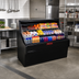 Thumbnail image #2 for Howard-McCray Ovation Series 39-Inch Remote Straight Open Merchandiser, Black, 44-Inch High