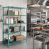 Thumbnail image #2 for EagleGard 4-Tier Starter Wire Shelving Unit, 42-Inch W x 21-Inch D x 74-Inch H, Hybrid Epoxy Finish