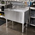 Thumbnail image #2 for 36-Inch Underbar Stainless Steel Ice Chest with 11-Inch Deep Bin and 115 lb. Capacity
