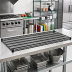 Thumbnail image #2 for Quantum 3060BK 60"W x 30"D Black Epoxy Antimicrobial Wire Shelf, 600-800 lb. Capacity, NSF