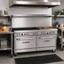 Thumbnail image #2 for Southbend Ultimate 60-Inch Gas Restaurant Range with 4 Pyromax Burners, 24-Inch Griddle, and 2 Cabinets