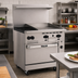 Thumbnail image #2 for Vulcan Endurance 36-Inch Gas Restaurant Range with 2 Open Burners, 24-Inch Griddle, and Convection Oven