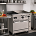 Thumbnail image #2 for Vulcan Endurance 36-Inch Gas Restaurant Range with 2 Open Burners, 24-Inch Griddle, and Convection Oven