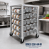 Thumbnail image #2 for Dinex Stationary Aluminum Can Rack for 156 #10 Cans