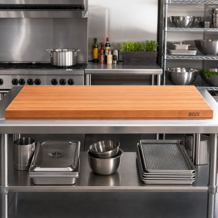 Product image #2 for Boos Block 72 Inch x 27 Inch Edge Grain American Cherry Kitchen Countertop with Varnique Finish